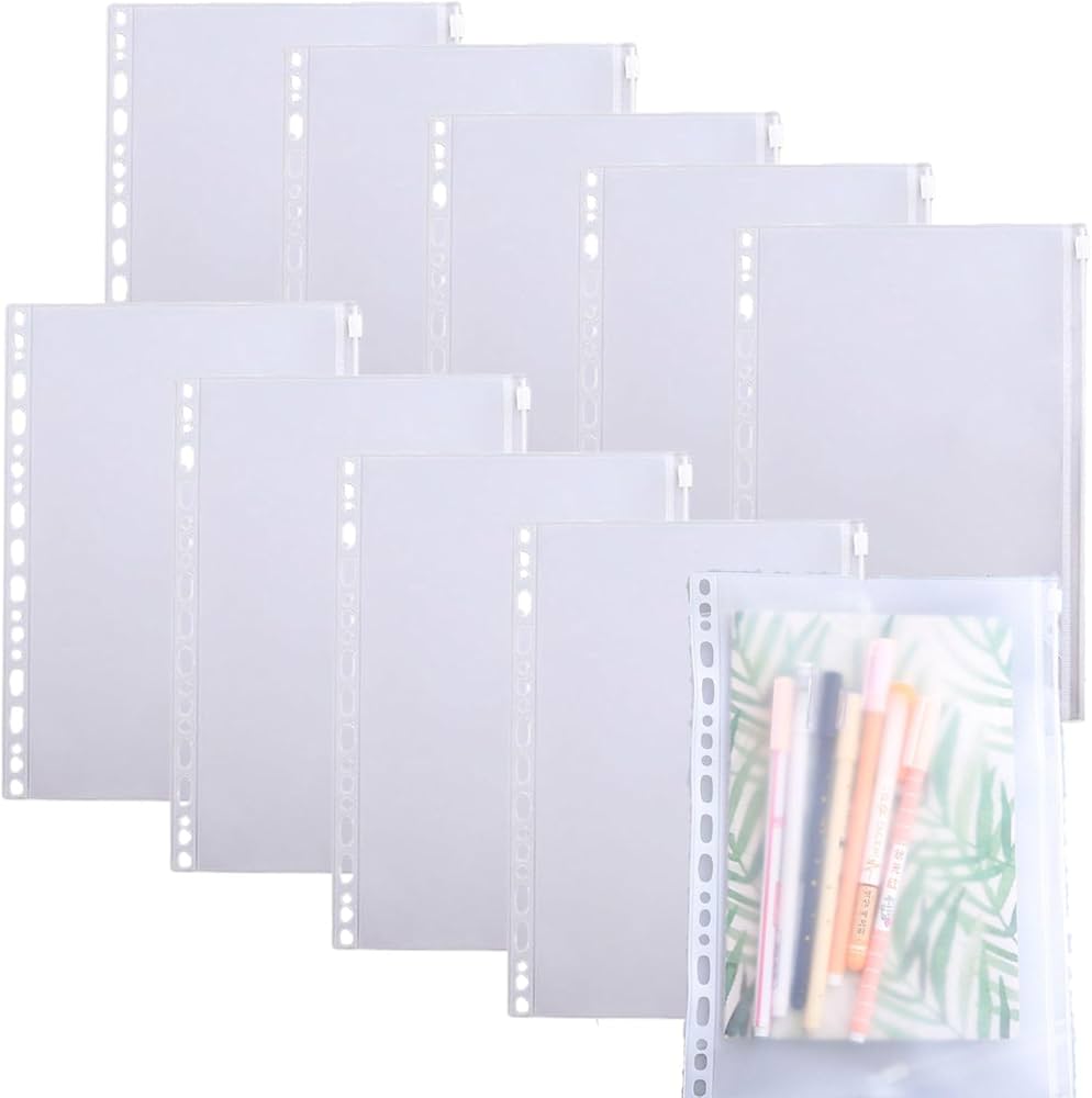 Amazon | ユアクト ファスナー付きポケット ルーズリーフ 領収書